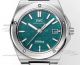 GH Factory IWC Replica Swiss 9015 Mechanical Green Face Stainless Steel Watch 40mm (7)_th.jpg